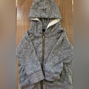 GAP Gray Hooded Zip-Up Jacket
